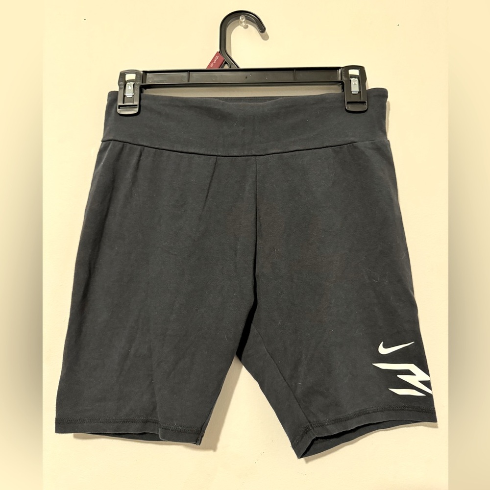 Nike Girl’s Black Mid-Rise Bike Shorts
